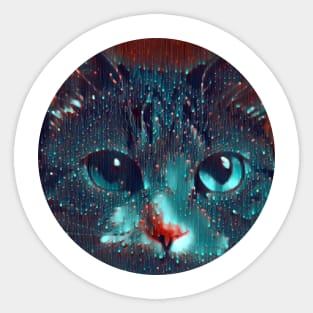 Daring mycat, revolution for cats Sticker